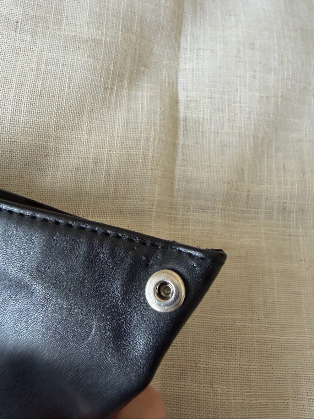 Maison Martin Margiela Black Leather Shoulder Tote - Picture 12 of 13